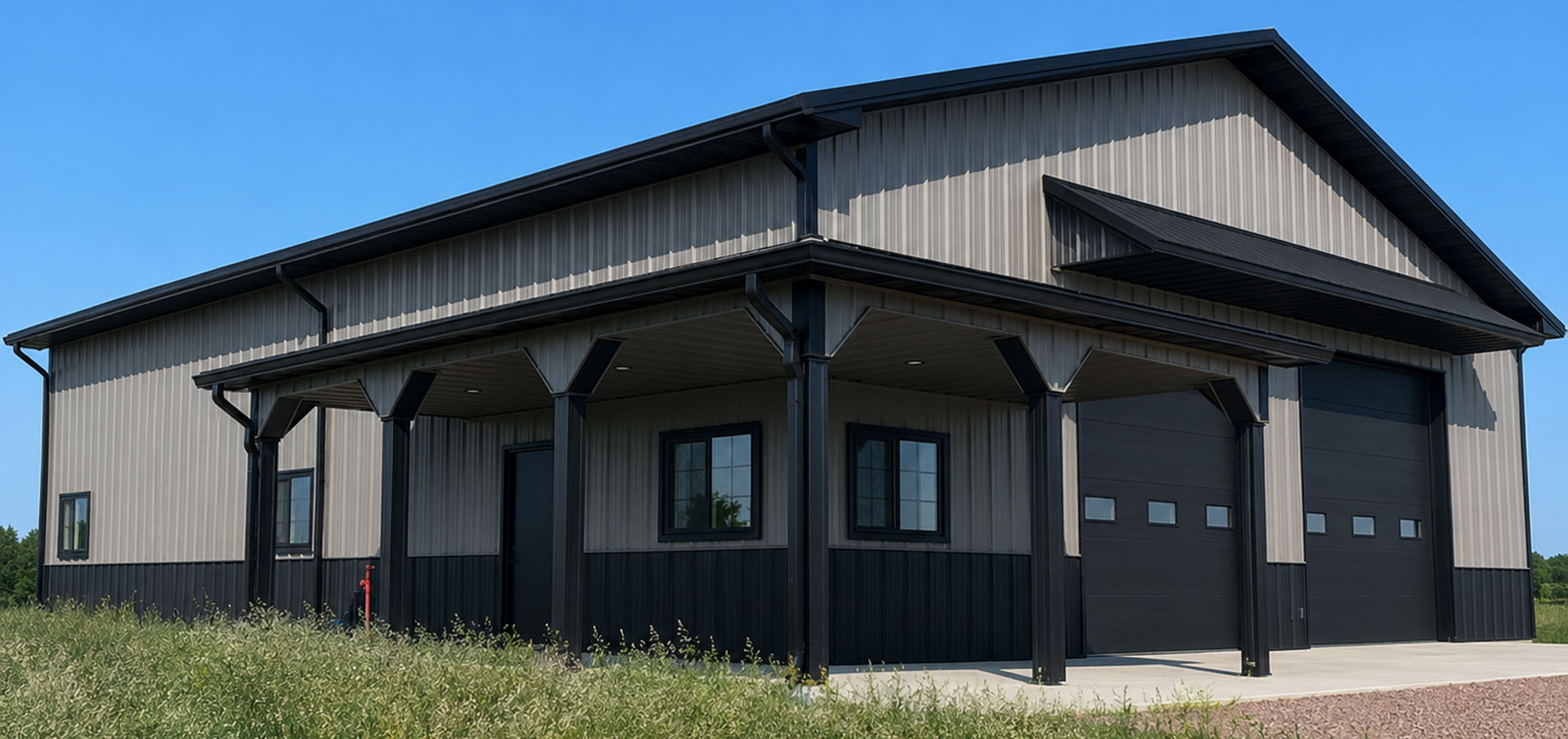 Suburban Shop and Storage Building
